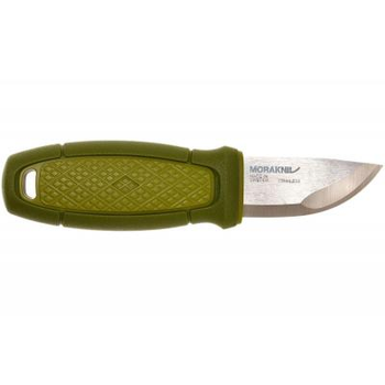 Ніж Morakniv Eldris 1.0 Colour Green нержавіюча сталь + кресало, паракорд та застібка