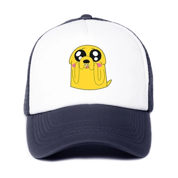 Кепка Тракер детская Время приключений Джейк пес (Adventure Time Jake the dog) (33404-1577-3) 52-57 см Темно-синий