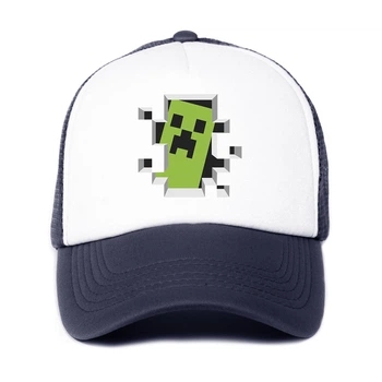 Кепка Тракер детская Майнкрафт (Minecraft) (33404-1709-3) 52-57 см Темно-синий