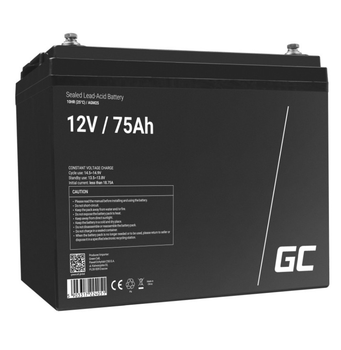 Аккумулятор Green Cell AGM 12v 75Ач (Черный) АКБ