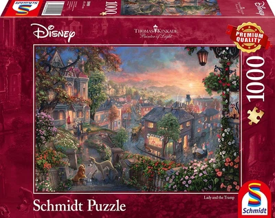 Пазл Schmidt Thomas Kinkade Disney Lady and the Tramp Леди и Бродяга 1000 шт. (59490)