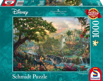 Пазл Schmidt Thomas Kinkade Disney Jungle Book Книга джунглів 1000 шт. (59473)