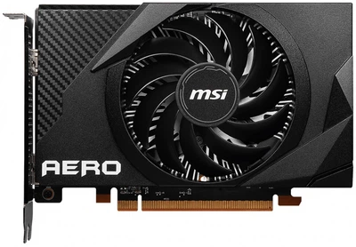 MSI PCI-Ex Radeon RX 6400 Aero ITX 4GB GDDR6 (64bit) (2039/16000) (1 x HDMI, 1 x DisplayPort) (RX 6400 AERO ITX 4G)