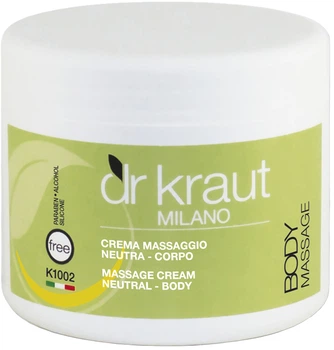 Нейтральний масажний крем для тіла Dr.Kraut 500 мл (8024908770027)