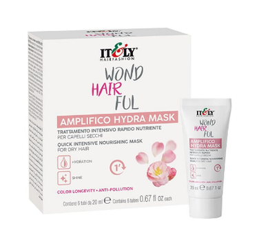 Экспресс-маска для интенсивного питания волос Itely Hairfashion WONDHAIRFUL AMPLIFICO HYDRA MASK, 6х20 мл.