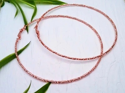 Сережки кільця 8см