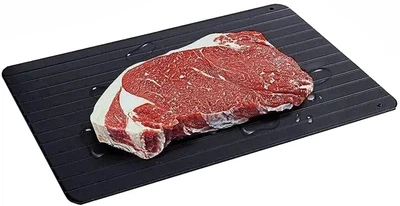 Алюмінієва кухонна дошка Supretto для розморожування продуктів Чорна (7926-0001)