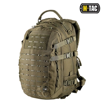 Рюкзак 38 літрів M-TAC MISSION PACK LASER CUT військовий рюкзак Оливка 49x35x26 (9172)