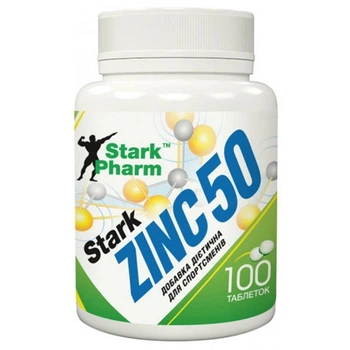Мікроелемент Цинк для спорту Stark Pharm Stark Zinc 50 mg 100 Tabs