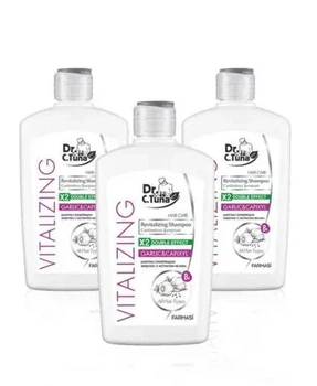Шампунь із екстрактом часнику Vitalizing Dr. C.Tuna Farmasi, 3 шт х 500 мл