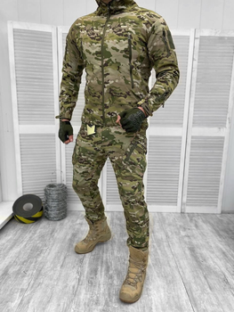 Тактическая весенняя военная форма комплект ( Куртка + Штаны ), Камуфляж: Мультикам, Размер: L