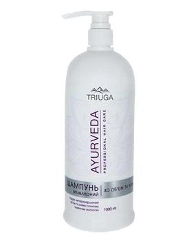 Шампунь міцелярний Triuga Ayurveda 3D Об'єм та Блиск 1 л