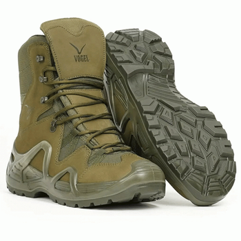 Берці чоловічі зимові непромокаючі черевики Vogel Olive 45 розмір