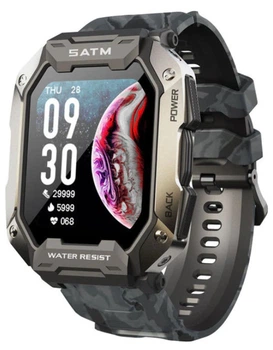 Смарт-часы Uwatch C20 Black Camouflage (два ремешка)