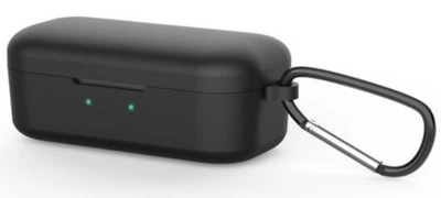 Силиконовый чехол Nik с карабином для Xiaomi QCY T5 черный