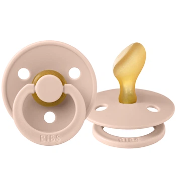 Анатомічна латексна пустушка BIBS Colour Anatomical Blush 6-18 міс. розмір 2