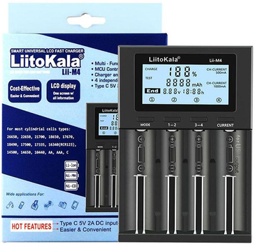 Зарядний пристрій LiitoKala Lii-M4