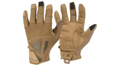 Рукавиці тактичні L Темний Койот Helikon-tex Direct Action Hard Gloves L Coyote Brown (GL-HARD-PES-CBR-B05-L)