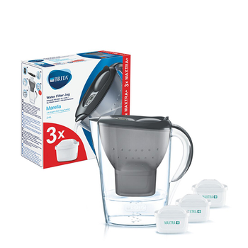 Фильтр-кувшин BRITA Marella Maxtra Black + 3 картриджа Pure Performance