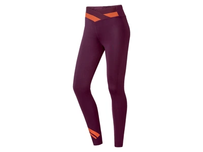 Спортивные леггинсы с карманом для ключей для женщины Crivit CREORA® 371958 S Бордовый