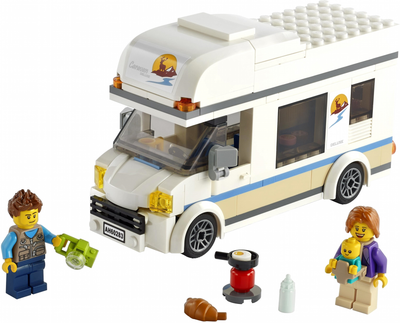 Zestaw klocków LEGO City Great Vehicles Wakacyjny kamper 190 elementów (60283)