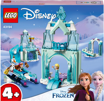 Zestaw klocków LEGO Disney Princess Lodowa kraina czarów Anny i Elsy 154 elementy (43194)