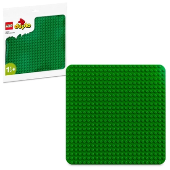 Конструктор LEGO DUPLO Classic Зелена пластина для будівництва 1 деталь (10980)