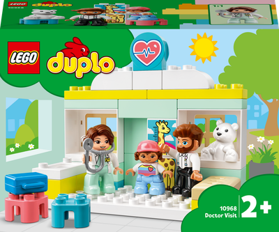 Конструктор LEGO DUPLO Town Похід до лікаря 34 деталі (10968)