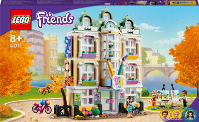 Zestaw klocków LEGO Friends Szkoła artystyczna Emmy 844 elementów (41711)