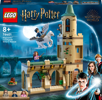 Zestaw klocków LEGO Harry Potter Dziedziniec Hogwartu: na ratunek Syriuszowi 345 elementów (76401)