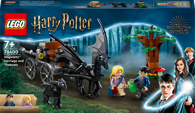 Zestaw klocków LEGO Harry Potter Testrale i kareta z Hogwartu 121 element (76400)
