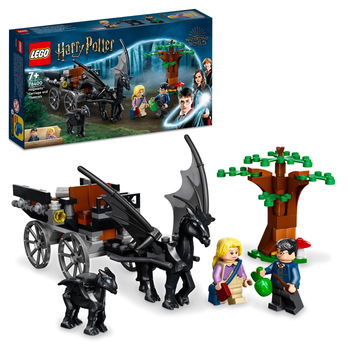 Zestaw klocków LEGO Harry Potter Testrale i kareta z Hogwartu 121 element (76400)