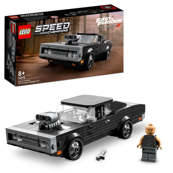Zestaw klocków LEGO Speed Champions Fast & Furious 1970 Dodge Charger R/T 345 elementów (76912)