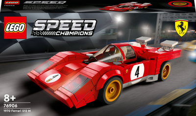 Zestaw klocków LEGO Speed Champions 1970 Ferrari 512 M 291 element (76906)