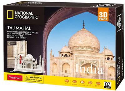 Puzzle 3D CubicFun National Geographic Taj Mahal (DS0981h) (6944588209810)
