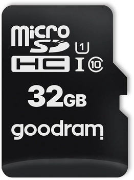 Goodram microSDHC 32GB Class 10 UHS I + SD adapter (M1AA-0320R12)