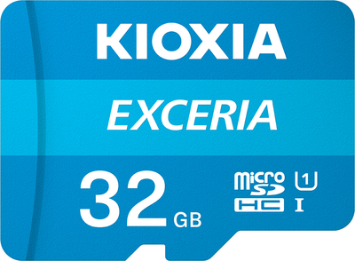 KIOXIA Exceria microSDHC 32 Gb Class 10 UHS-I + SD-адаптер (LMEX1L032GG2)