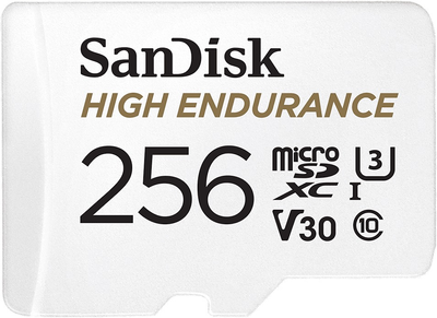 SanDisk High Endurance microSDXC 256GB Class 10 U3 V30 (SDSQQNR-256G-GN6IA)