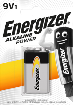 Батарейка Energizer 9V Alk Power 1 шт. (E300127703)
