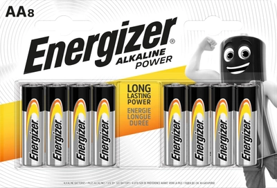 Baterie Energizer AA Alk Power 8 szt. (E300128003)