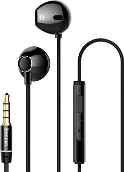 Słuchawki Baseus Encok H06 boczne douszne Wired Earphone Czarne (NGH06-01)