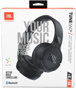 Навушники JBL TUNE 660 NC Black (JBLT660NCBLK)