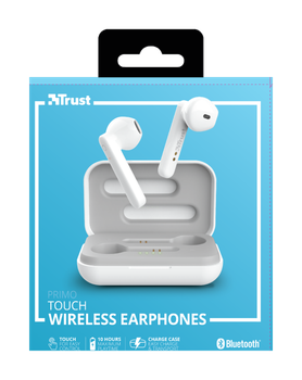 Słuchawki Trust Primo Touch True Wireless Mic Białe (23783)