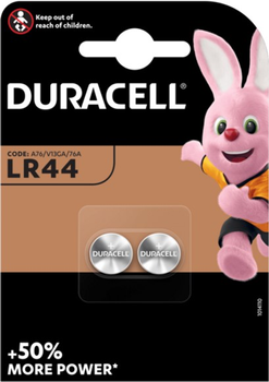 Baterie alkaliczne Duracell Specialty 1,5 V LR44 76A / A76 / V13GA 2 szt. (5000394504424)