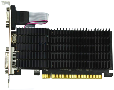 AFOX PCI-Ex GeForce G210 1GB DDR2 (64bit) (589/404) (DVI, VGA, HDMI) (AF210-1024D2LG2)