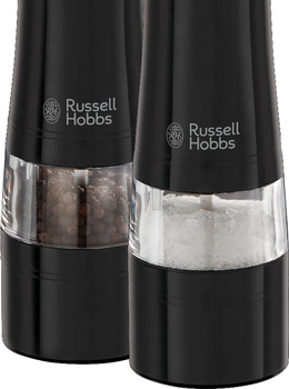 Młynki do soli i pieprzu Russell Hobbs 23.3 cm Czarny (28010-56)