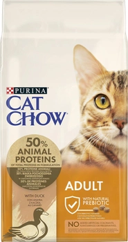 Sucha karma dla kotów PURINA Cat Chow z kaczką 15 kg (7613035394889)