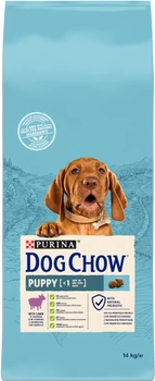 Sucha karma dla szczeniąt Dog Chow Puppy z jagnięciną 14 kg (7613034487872)