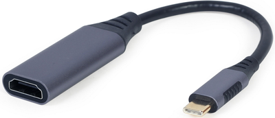 Адаптер-перехідник Cablexpert USB Type-C - HDMI 0.15 м Сірий (A-USB3C-HDMI-01)