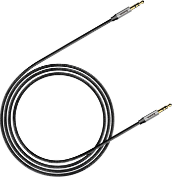 Kabel audio Baseus Yiven M30 1 m srebrny/czarny (CAM30-BS1)